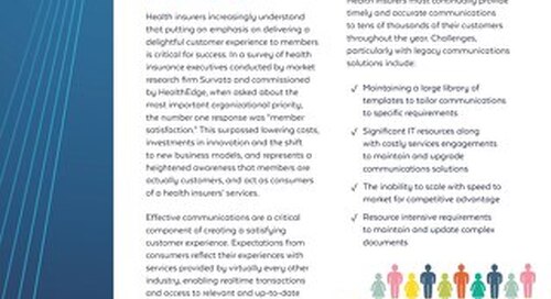 Data Sheet: SmartComm for HealthRules Payer