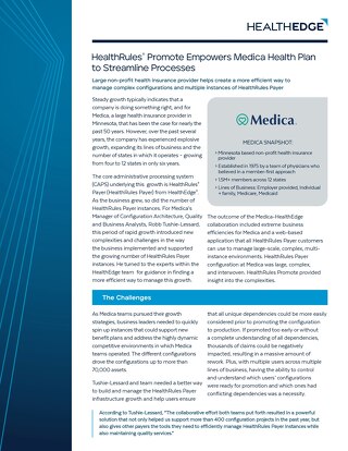 Case Study: HealthRules® Promote Empowers Medica Health Plan to Streamline Processes