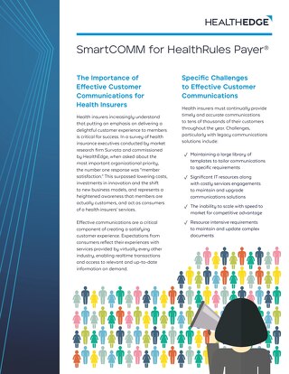 Data Sheet: SmartComm for HealthRules Payer