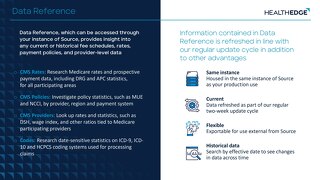 HealthEdge Source: Data Reference Module