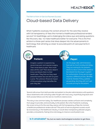 Cloud-Based Data Delivery in Healthcare: Point-of-Service Payment Success Path